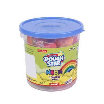 Skoodle Dough Star - Neon 6 Shades Bucket