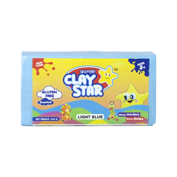 Skoodle Clay Star - 454 Gm (Light Blue)