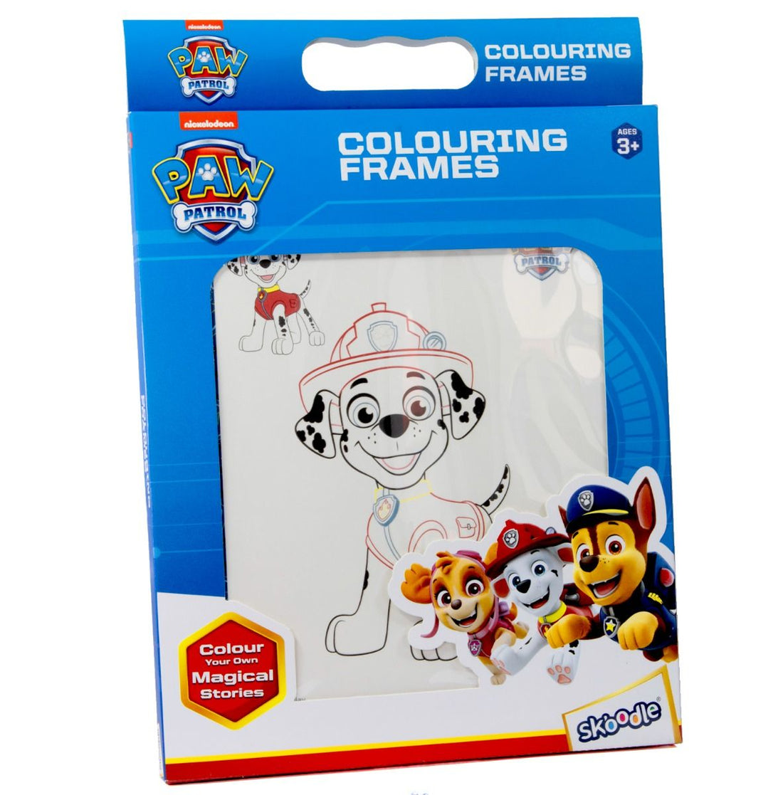 Skoodle Paw Patrol Colouring Frames