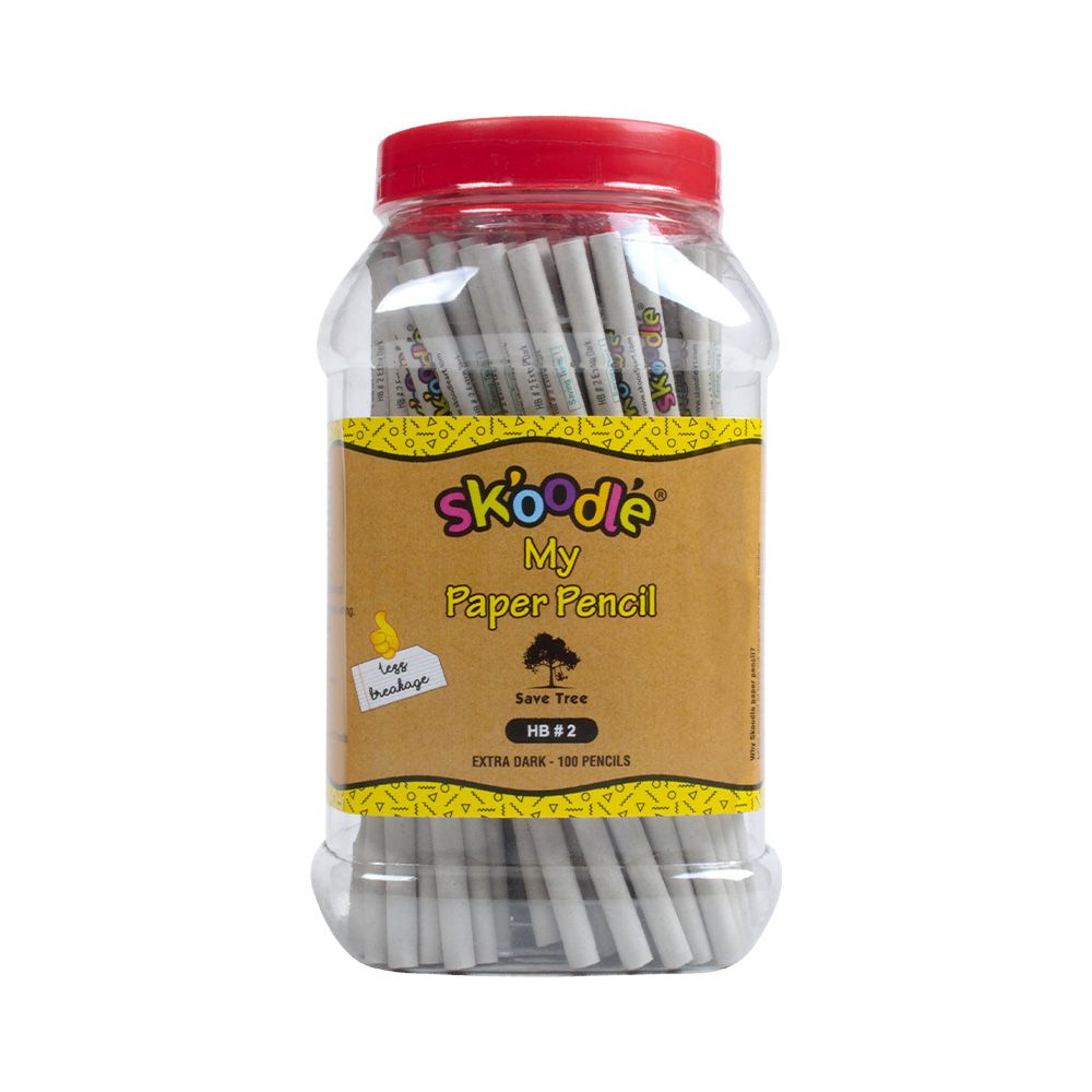 Skoodle 100 Paper Pencils Jar