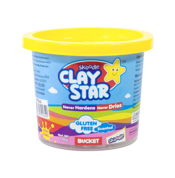 Skoodle Clay Star 100G - Classic - Bucket